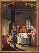 Simon Bening January,from the Da Costa Book of Hours china oil painting artist